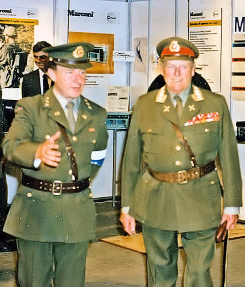 HMK Olav V og Eivind Kjellsmoen 18. juni 1988